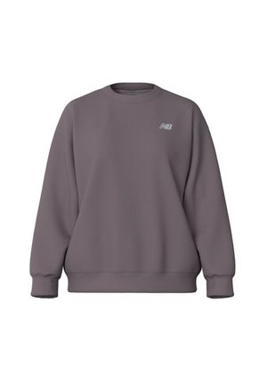Sueter Marca New Balance Sport Essential Original Lila Mujer