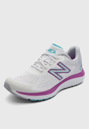 Tenis new balance Fresh Foam 680 v7 Blanco