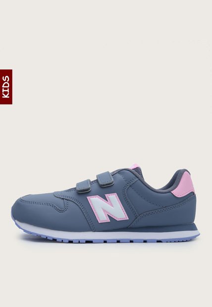 Tenis Lifestyle Azul-Rosa-Blanco New Balance Kids 500