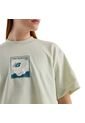 Camisa Tshirt Marca New Balance Relaxed 550 Verde Mujer de New Balance