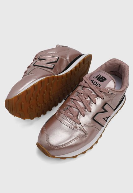 Tenis Lifestyle Oro Rosa Negro Blanco New Balance GM 500 Compra Ahora Dafiti Colombia