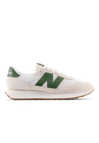 Tenis New Balance 237 Hombre-Beige/Verde New Balance
