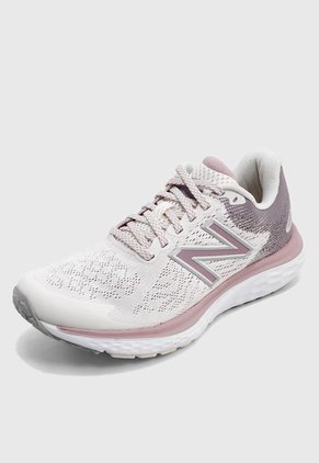 Tenis Running Marfil-Palo Rosa-Malva New Balance Fresh Foam 680 v7