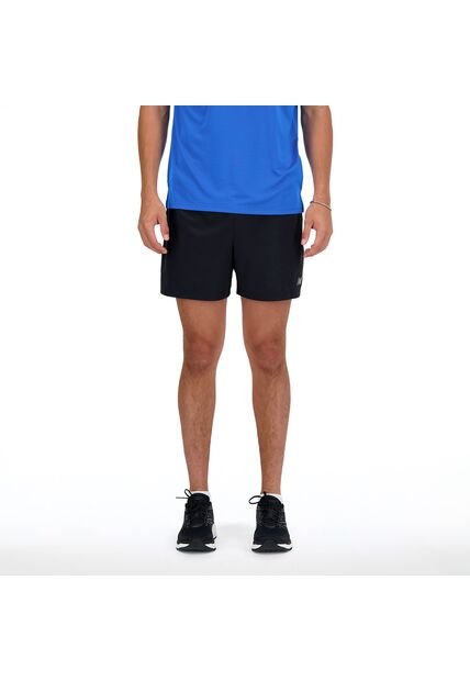 Pantaloneta Deportiva New Balance Original Negro Para Hombre