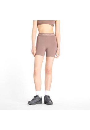 Pantalonetas Deportivas New Balance Original Café Para Mujer