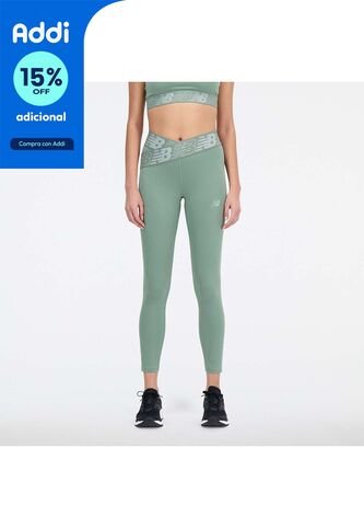 Pantalon Casual New Balance Original Relentless Verde Mujer New Balance
