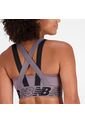 Top New Balance Original Relentless Crop Bra Lila Para Mujer de New Balance