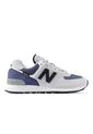 Tenis New Balance 574 Hombre-Gris/Azul de New Balance