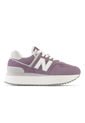 Tenis Deportivos New Balance Original 574 Plus Morado Mujer de New Balance