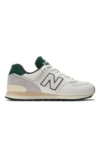 Tenis Zapatilla Marca Original New Balance 574 Blanco/Verde New Balance