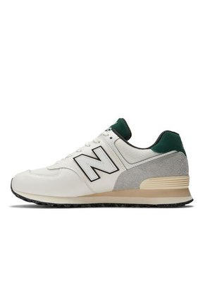 Tenis Zapatilla Marca Original New Balance 574 Blanco/Verde