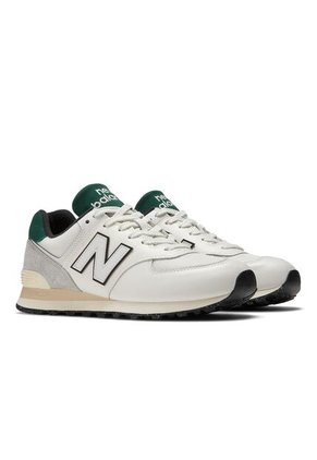 Tenis Zapatilla Marca Original New Balance 574 Blanco/Verde