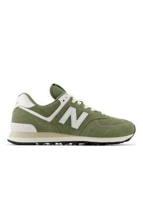 Tenis New Balance 574 Hombre-Verde/Blanco