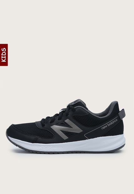 Tenis Lifestyle Negro-Gris-Blanco New Balance Kids 570