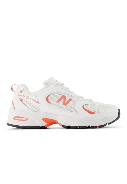 Tenis New Balance 530 Mujer-Blanco/Naranja