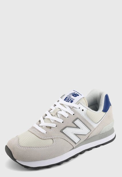 Tenis Lifestyle Gris-Blanco New Balance 574