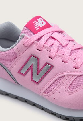 Tenis Lifestyle Rosa-Blanco-Plateado New Balance Kids 373