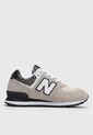 Tenis Lifestyle Beige-Blanco-Negro New Balance Kids 574 de New Balance