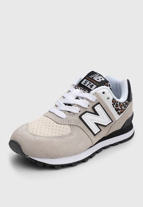 Tenis Lifestyle Beige-Blanco-Negro New Balance Kids 574