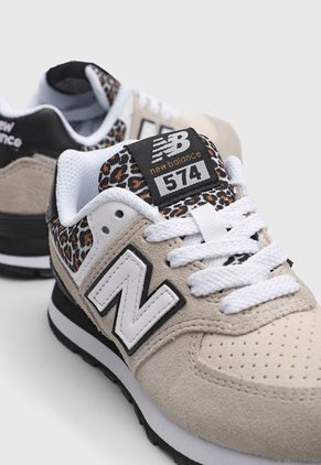 Tenis Lifestyle Beige-Blanco-Negro New Balance Kids 574