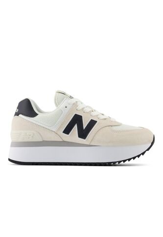 Tenis New Balance 574 Mujer-Beige/Negro New Balance