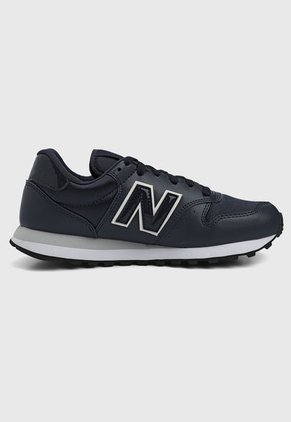 Tenis Lifestyle Azul Metalizado-Blanco New Balance 500