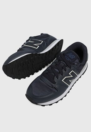 Tenis Lifestyle Azul Metalizado-Blanco New Balance 500