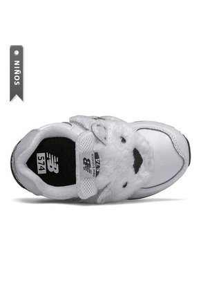 Tenis New Balance Iv574aqb Para Infantes-Blanco