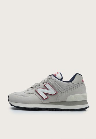 New Balance Tenis Lifestyle Gris Rojo Azul Navy New Balanc