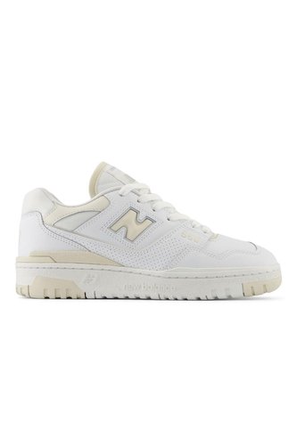 Tenis New Balance 550 Mujer-Blanco/Amarillo New Balance