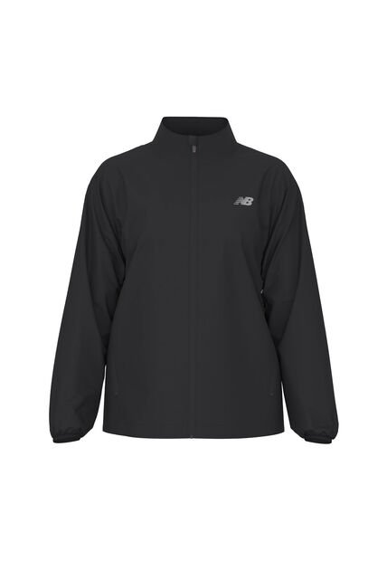 Chaqueta New Balance Original Bk-Essentials Negro Para Mujer
