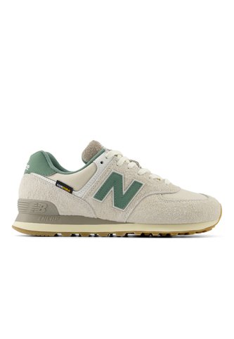 Tenis New Balance 574 Hombre-Gris/Verde New Balance
