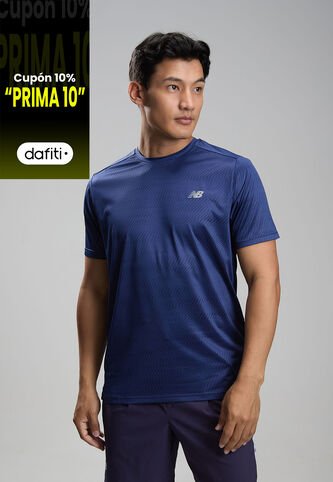 Camiseta new balance Essentials  Azul New Balance