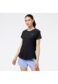 Camiseta New Balance Originales Q Speed Jacquard Negro Mujer de New Balance