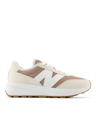 Tenis New Balance 370 Mujer-Beige/Café New Balance