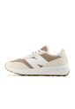 Tenis New Balance 370 Mujer-Beige/Café de New Balance