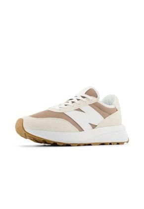 Tenis New Balance 370 Mujer-Beige/Café