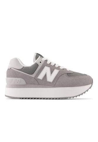 Tenis New Balance 574 Mujer-Gris/Blanco New Balance