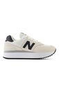 Tenis New Balance 574 Mujer-Beige/Negro de New Balance