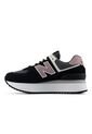Tenis New Balance 574 Mujer-Negro/Rosa de New Balance