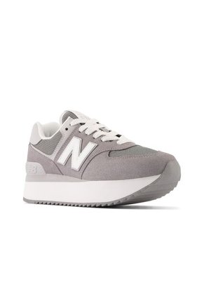 Tenis New Balance 574 Mujer-Gris/Blanco