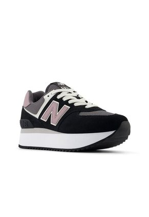 Tenis New Balance 574 Mujer-Negro/Rosa