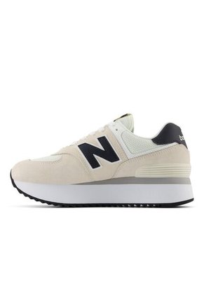 Tenis New Balance 574 Mujer-Beige/Negro