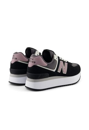 Tenis New Balance 574 Mujer-Negro/Rosa