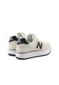 Tenis New Balance 574 Mujer-Beige/Negro de New Balance