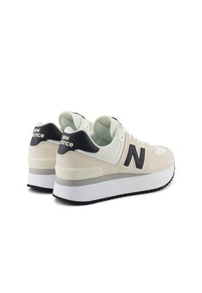 Tenis New Balance 574 Mujer-Beige/Negro