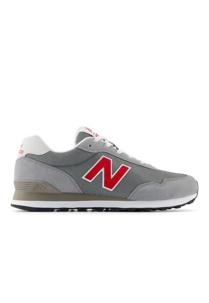 Tenis New Balance 515 Hombre-Gris/Rojo