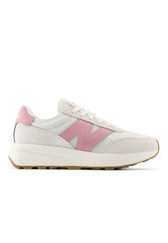 Tenis New Balance 370 Mujer-Blanco/Rosa New Balance