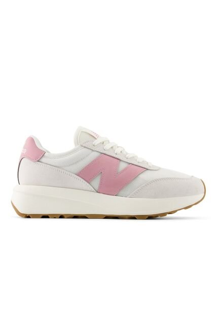 Tenis New Balance 370 Mujer-Blanco/Rosa