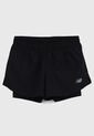 Short new balance Essential 2 en 1  Negro de New Balance